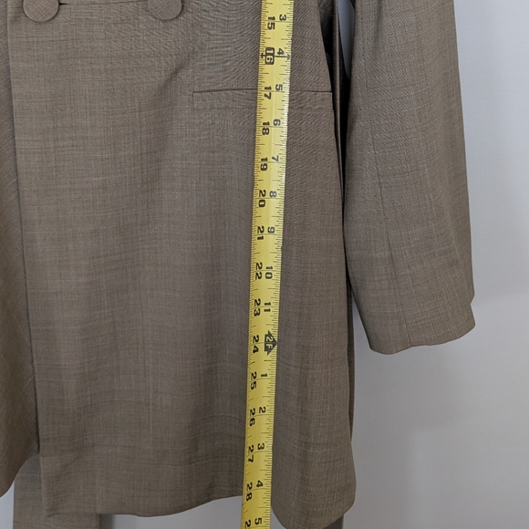 Studio Darri Wool Blend Assymetric Jacket minimalist Blazer Size Small - Picture 13 of 15